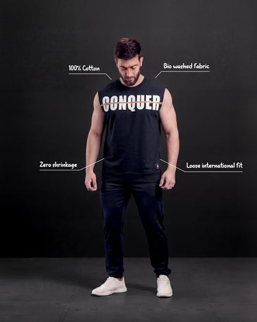 The Conquer Sleeveless Sweatshirt