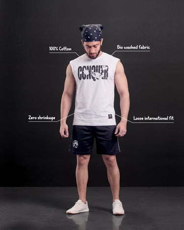 The Conquer Muscle Tee