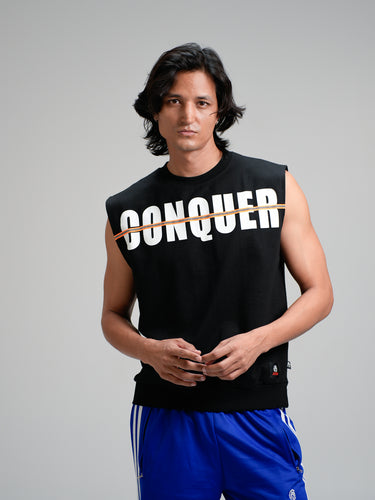 The Conquer Sleeveless Sweatshirt