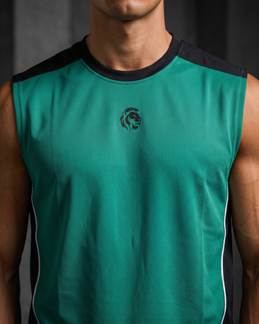 The Blocked Sleeveless Tee