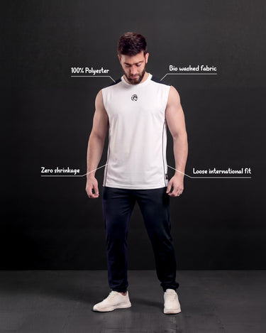 The Blocked Sleeveless Tee