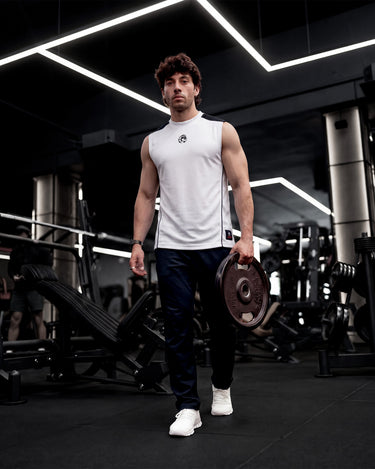 The Blocked Sleeveless Tee