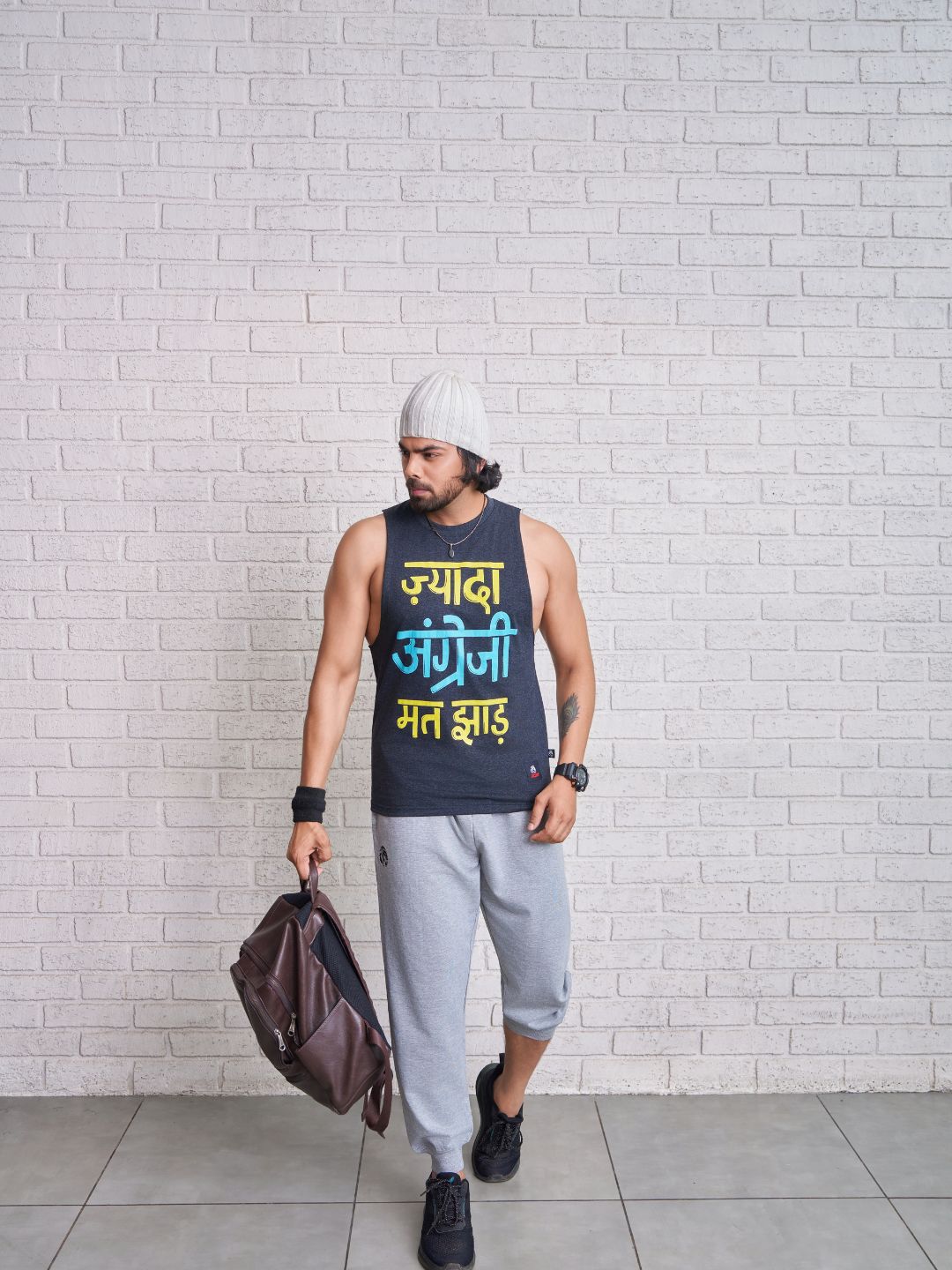 The Zyaada Angrezi Sleeveless Hoodie