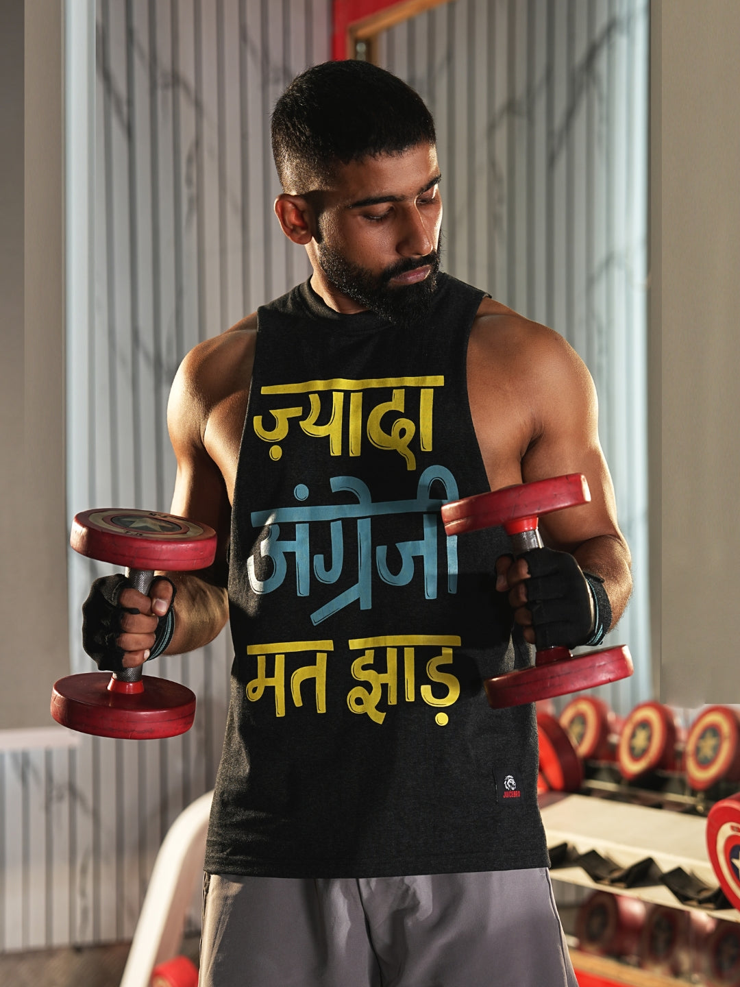 The Zyaada Angrezi Sleeveless Hoodie