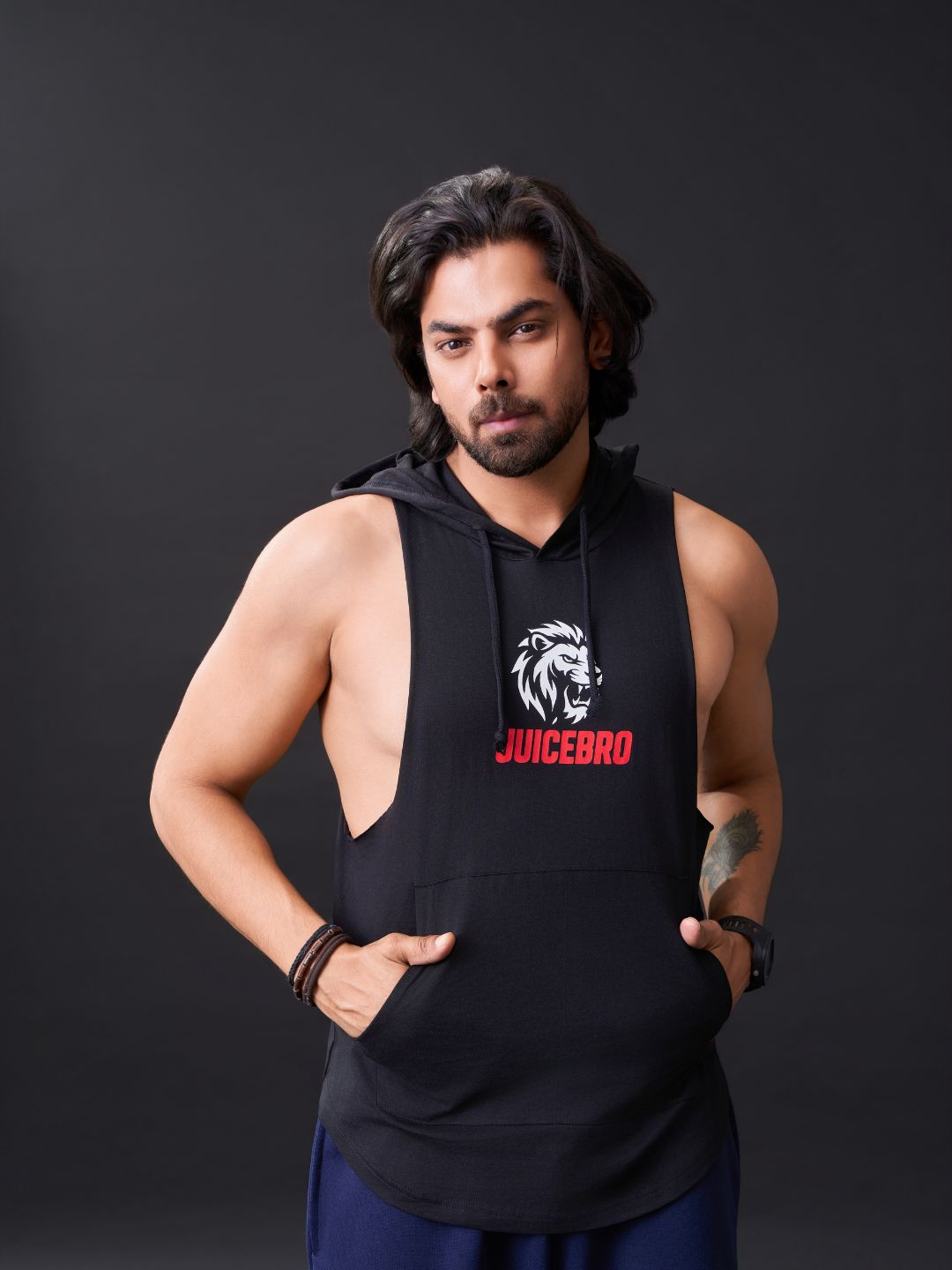 The Lion Sleeveless Hoodie