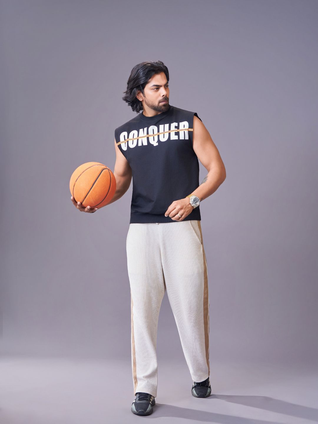 The Conquer Sleeveless Sweatshirt