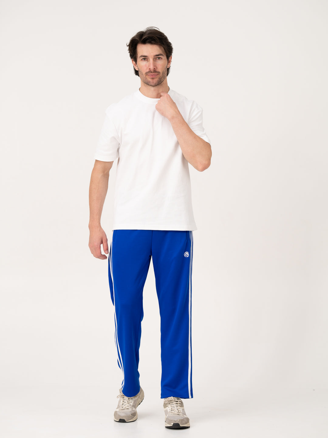 Men's Loose Fit 2 stripes Gym Tracks