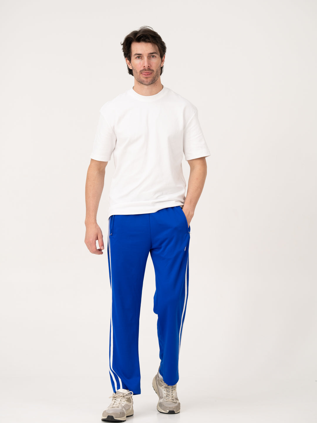 Men's Loose Fit 2 stripes Gym Tracks