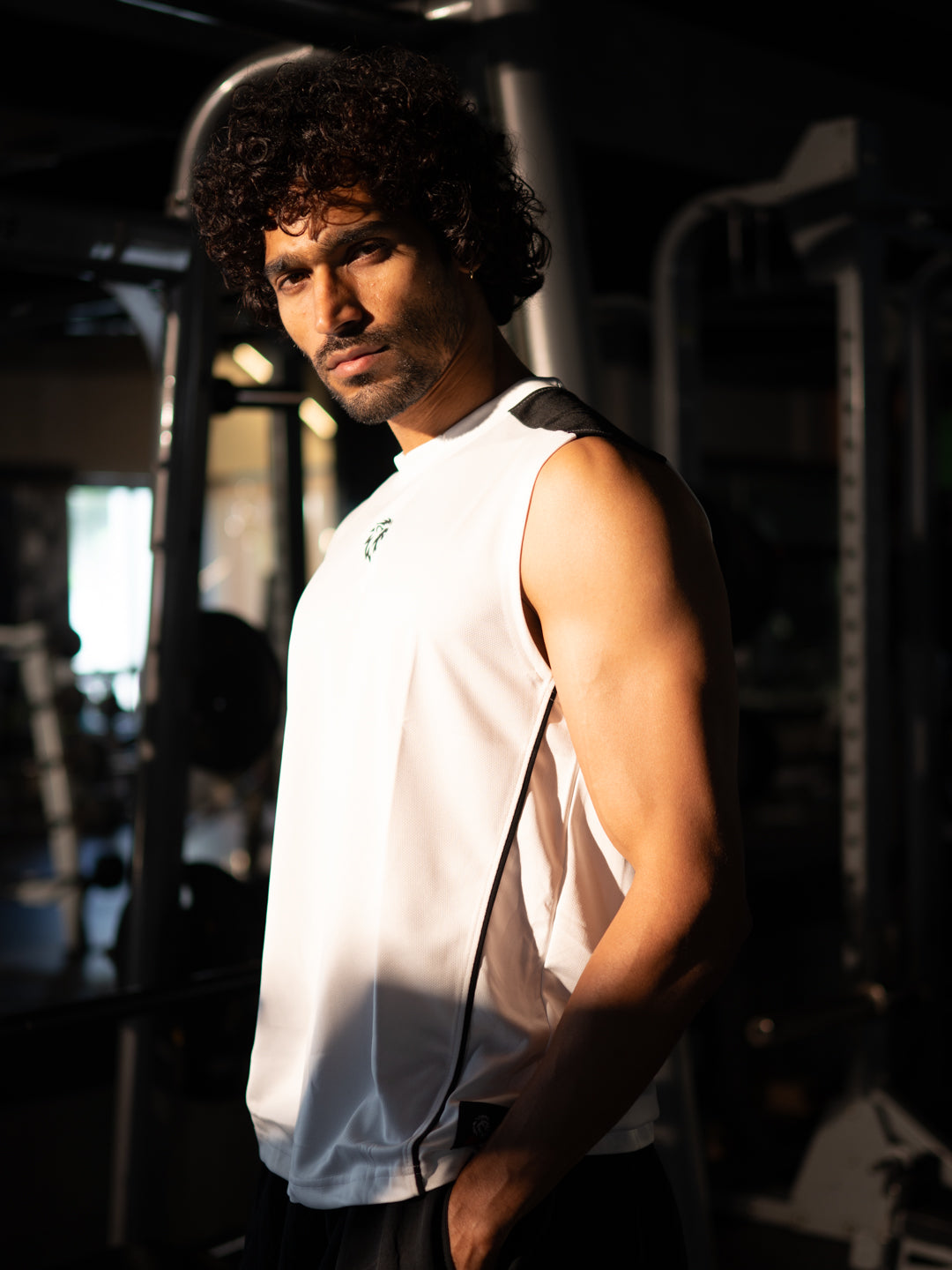 The Blocked Sleeveless Tee