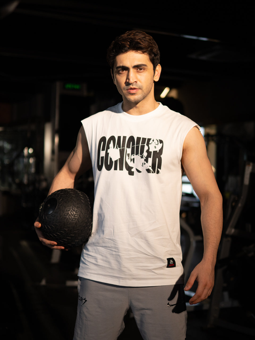 The Conquer Muscle Tee