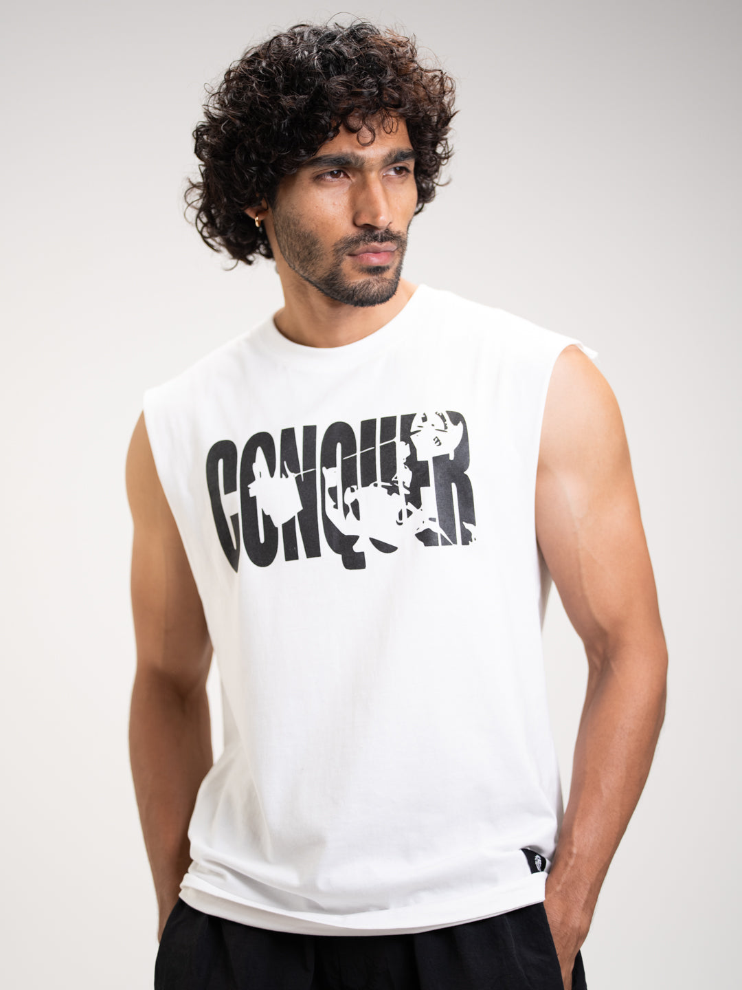 The Conquer Muscle Tee