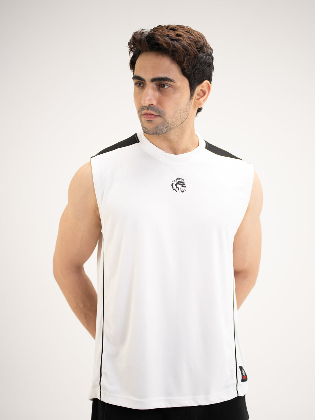 The Blocked Sleeveless Tee
