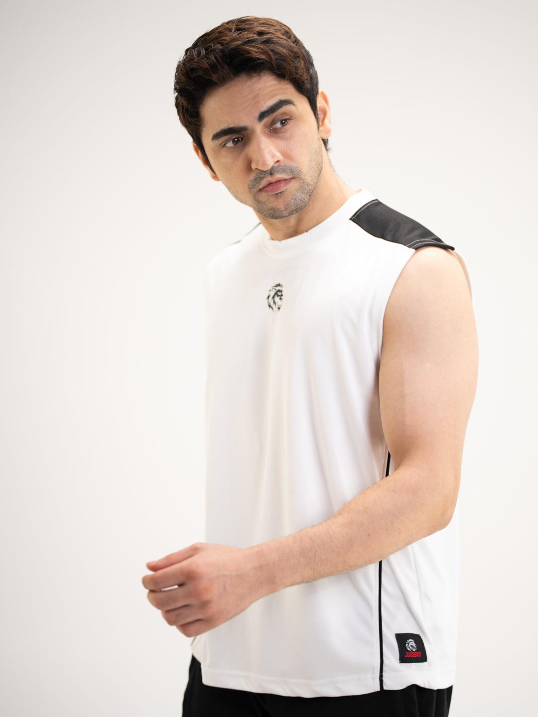 The Blocked Sleeveless Tee