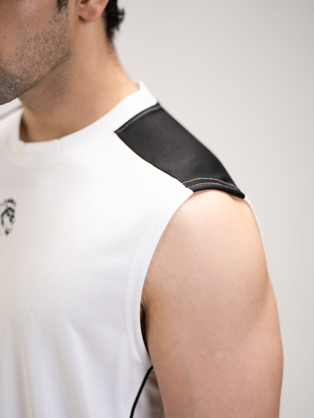 The Blocked Sleeveless Tee