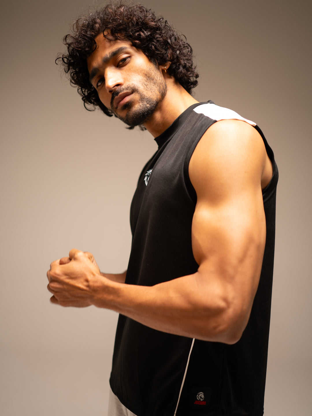 The Blocked Sleeveless Tee