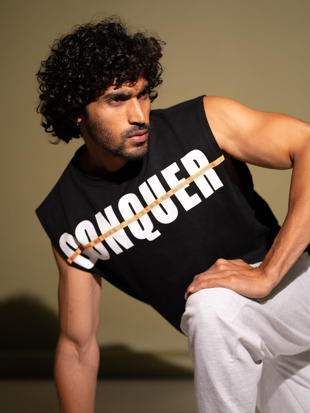The Conquer Sleeveless Sweatshirt