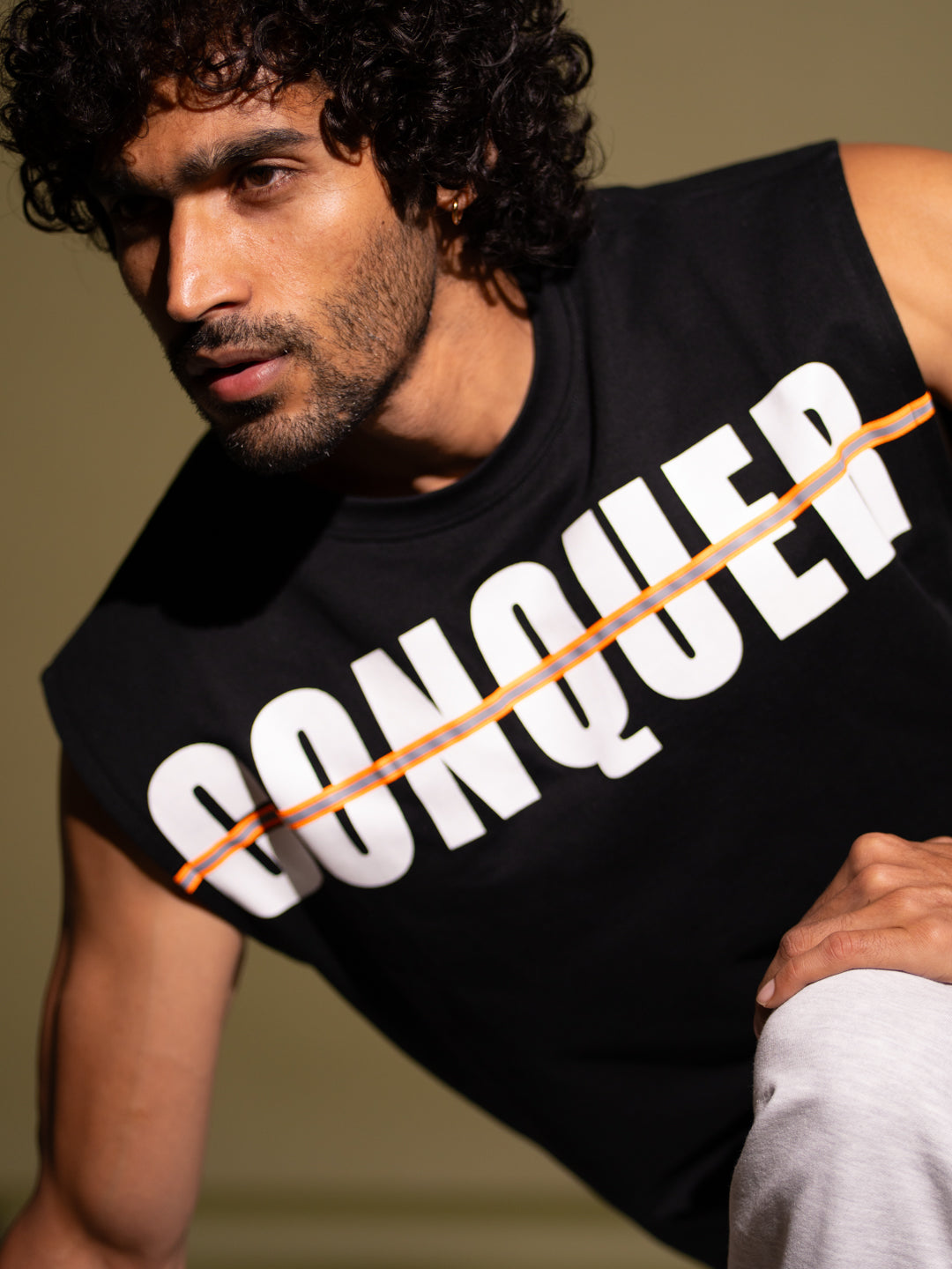 The Conquer Sleeveless Sweatshirt
