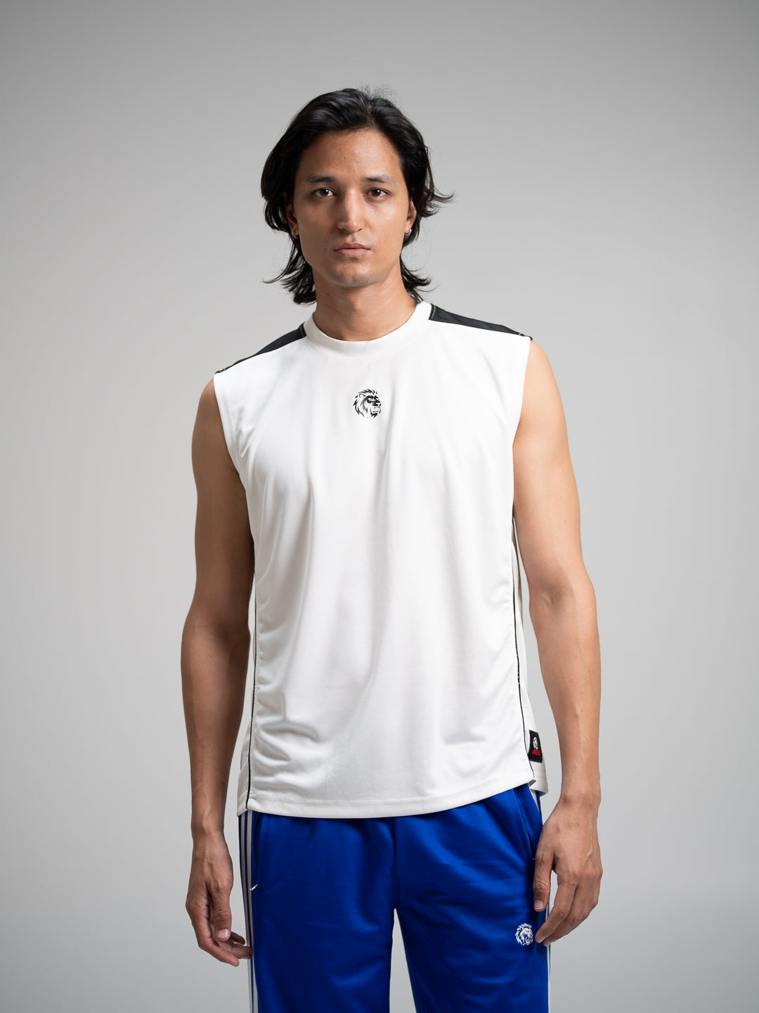 The Blocked Sleeveless Tee