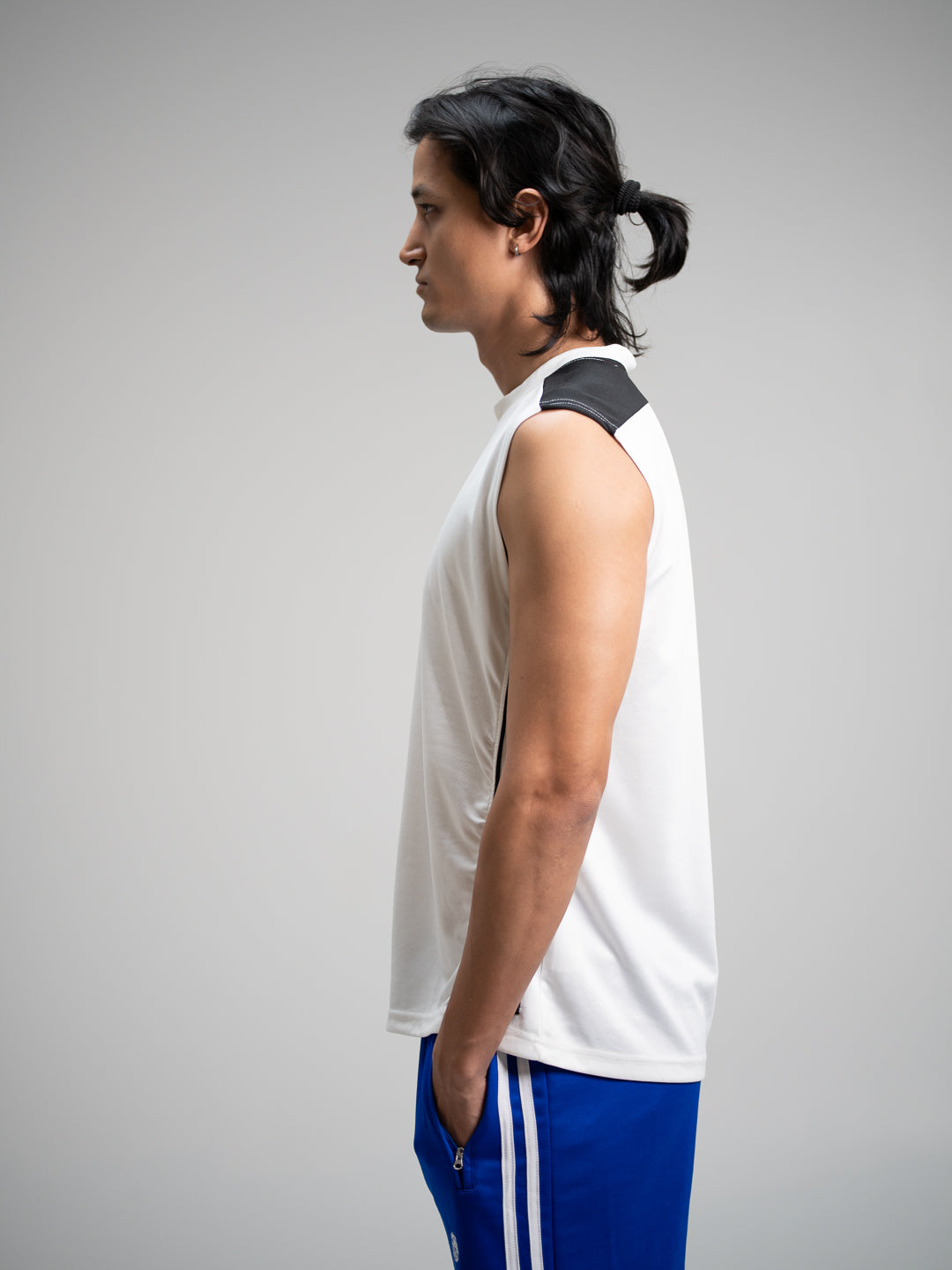 The Blocked Sleeveless Tee