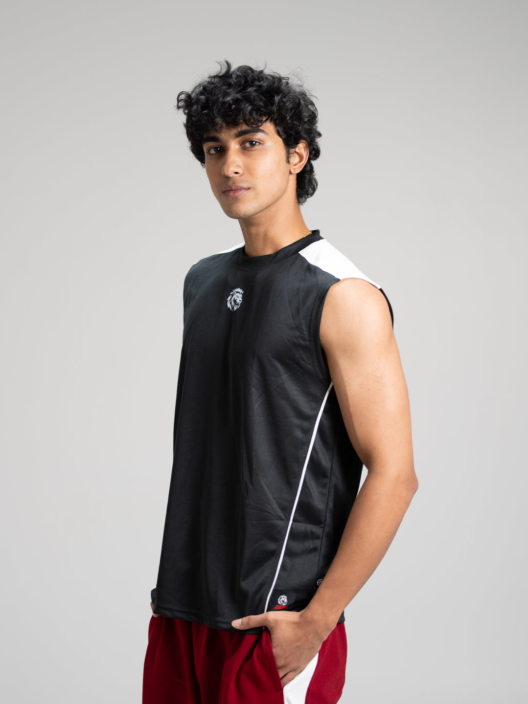 The Blocked Sleeveless Tee