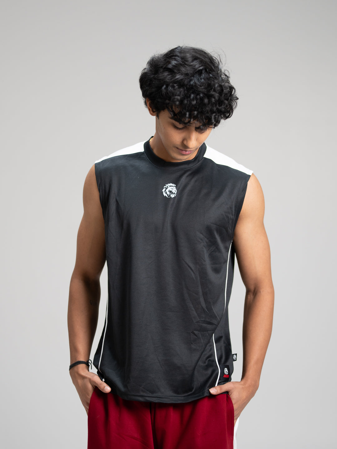 The Blocked Sleeveless Tee