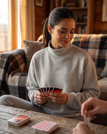 The Oversized Mock Neck Sweatshirt