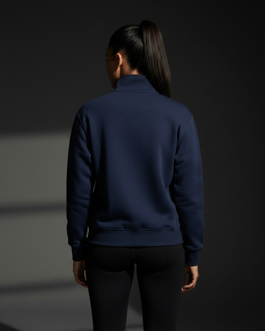 The Oversized Half Zip Sweatshirt