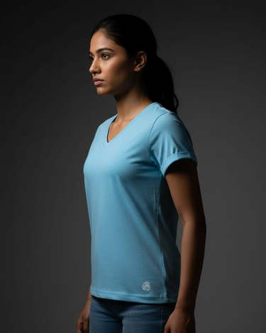 The Classic V Neck Cotton Tee
