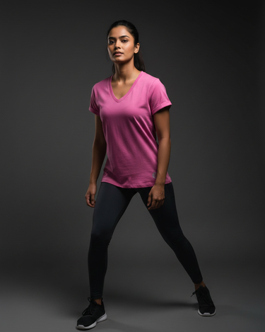 The Classic V Neck Cotton Tee