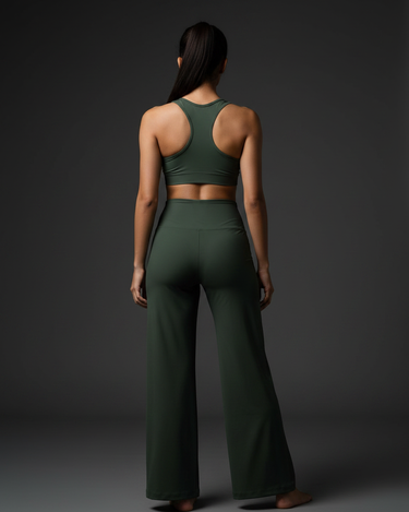 The Folded Waist Loose Yoga Pant