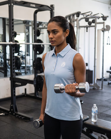 The Athletic Sleeveless Polo