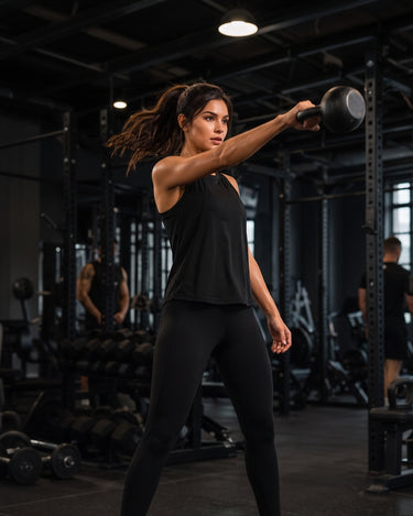 The Mesh Shoulder Sleeveless Tee