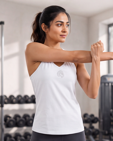 The Racer Performance Sleeveless Gym Tee