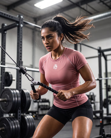 The Blocked Compression  Tee