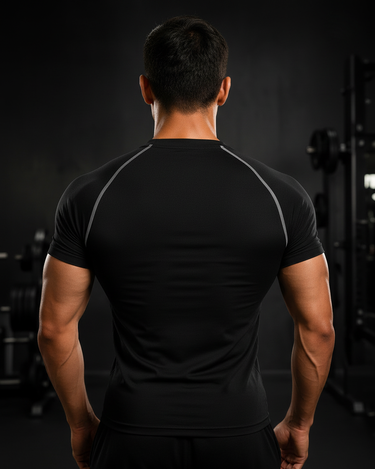 The Blocked Compression Tee