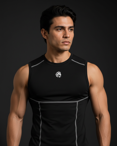 The Blocked Compression Sleeveless