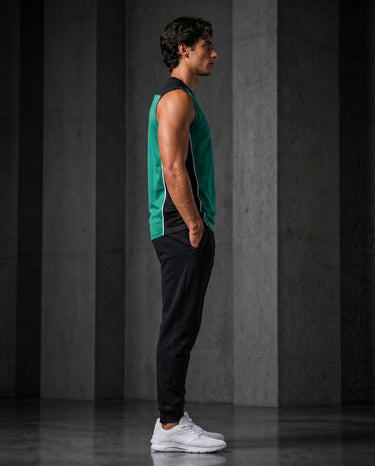 The Blocked Sleeveless Tee