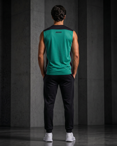 The Blocked Sleeveless Tee