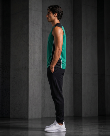 The Blocked Sleeveless Tee